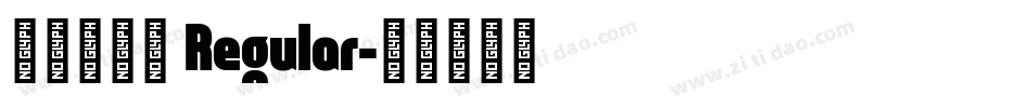 阿开童漫体 Regular字体转换